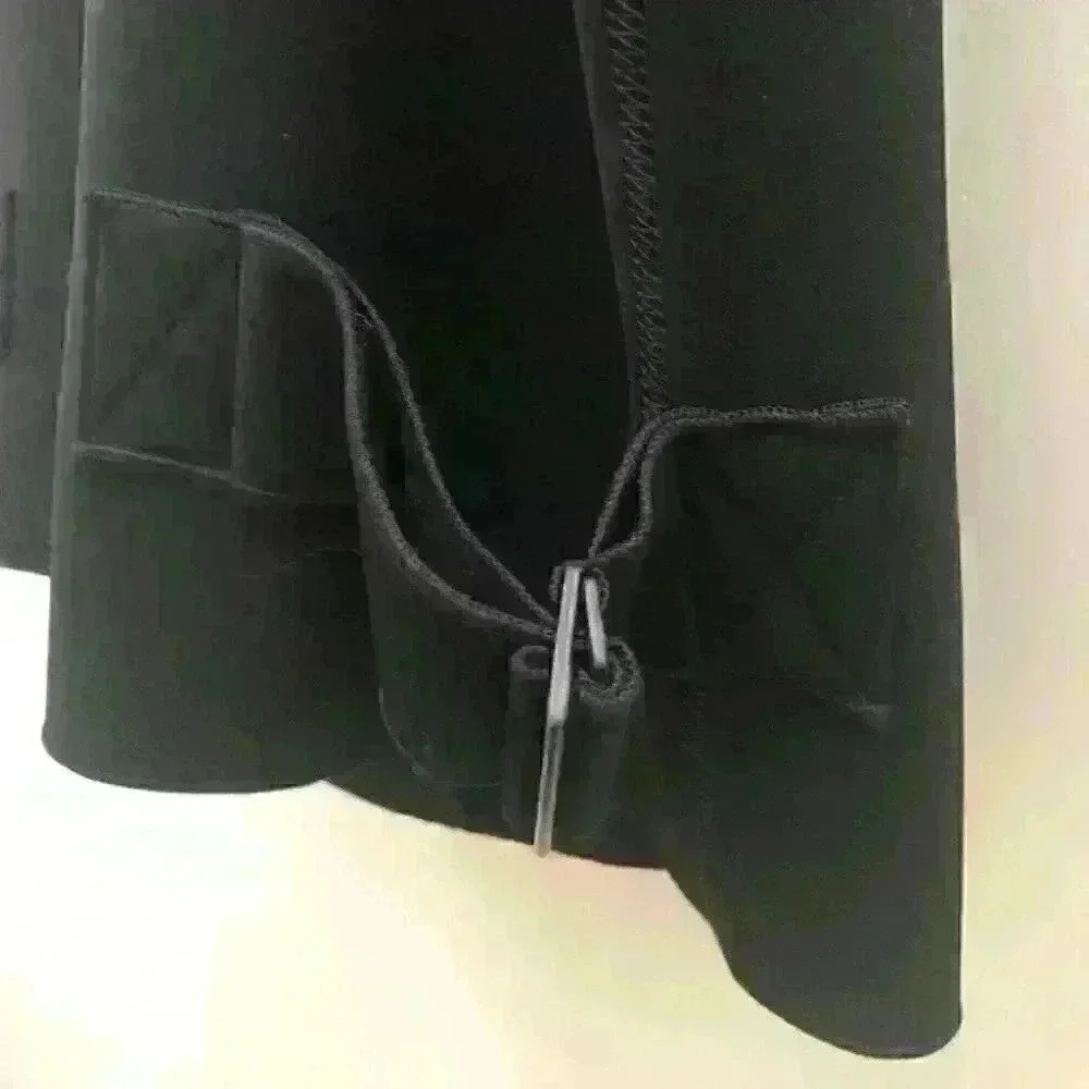 Annette Gortz Designer Relaxed Fit Soft Shell Vest Black Size 36 - Picture 8 of 14